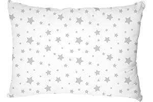 Bunnikins & Clover Toddler Pillows with Pillowcase, 13"x18" Soft Cotton Kid Pillows for Sleeping, Bedding Small Pillow for Boys and Girls Aged 2-5 Years