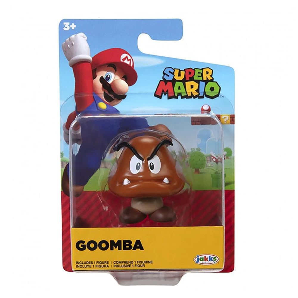 Jakks Pacific World of Nintendo - Super Mario Bros - 2.5 inch Action Figure - Goomba