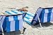 June & May Beach Chair - Compact, Portable, Light-weight, Easy Set-Up, with Storage Pouch and Adjustable Back Beach Chair