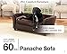 Enchanted Home Pet Ultra Plush Panache Pet Sofa in Pebble Brown, Medium (26-50 lbs)thumb 1