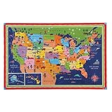 eeBoo United States Map Puzzle, 100 pieces