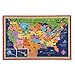 eeBoo United States Map Puzzle, 100 pieces