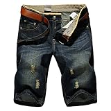 AutumnFall(TM)New Summer Men's Denim Shorts Relaxed-Fit Short