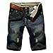 AutumnFall(TM)New Summer Men's Denim Shorts Relaxed-Fit Short