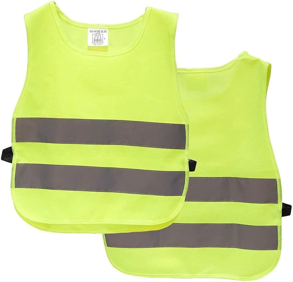 Gilet Riflettente Per Bambini Giallo Taglia Unica 8000692658574