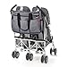Skip Hop Diaper Bag Tote for Double Strollers with Matching Changing Pad, Duo Signature, Heather Grey