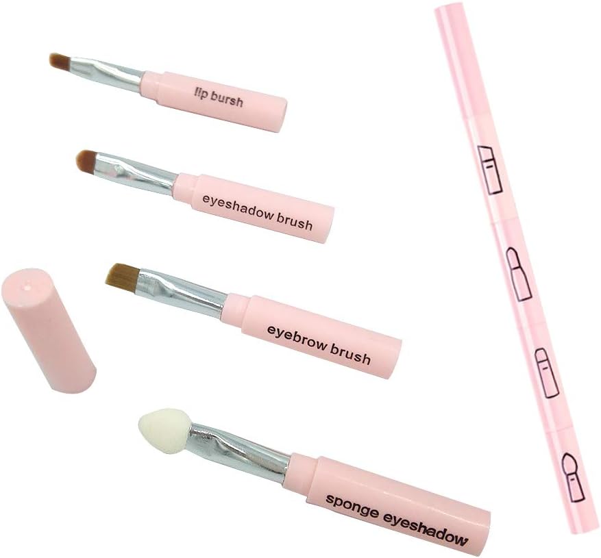 Eyeshadow Makeup Brushes Flat Brush Set Sponge Lip Brush Cheap Makeup kits Travel Size for Eye Shadow,Eyebrow