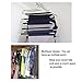 Space Saving Pants Hangers - 4 Pack S-Type Non-Slip Scarf Hangers for Jeans & Pants