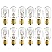 Vinkoe Kitchen 25 Watt Salt Lamp Bulbs Himalayan Original Replacement Light Bulbs Incandescent Candelabra Bulbs E12 Socket-12 Pack