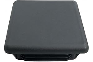 SB DISTRIBUTION LTD (Pack of 4) 4" Square Tubing Plugs (7-11 Ga) | Flexible LDPE Ridges - Heavy Duty 0.3" Impact Resistant Tough Design Top Cap | Fencing lamp Post Finishing Insert - 4"x4" || by SBD