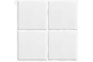 AOFEGRLT 10-Pack Peel and Stick Backsplash Tiles – 9" x 9" 3D Self-Adhesive Waterproof Wall Tiles for Kitchen, Bathroom & Home Décor – White