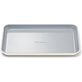 Caraway Nonstick Ceramic Small Baking Sheet (9x13”) – Non-Toxic, PTFE & PFOA Free – Oven Safe – Aluminized Steel Core – Mini Sheet Pan for Baking, Roasting & More - Cream