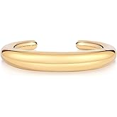 COBI Minimalist Stainless Steel Bracelet, Polished Chunky Open Bangle,Twisted Rope Cuff Bracelet, Durable Hypoallergenic Stackable Jewelry