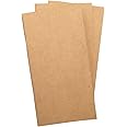 newestor Travelers Notebook Inserts - Blank Paper Notebooks for Standard Size Travelers Notebook, Set of 3, Total 192 Pages, 8.25 x 4.25 Inches