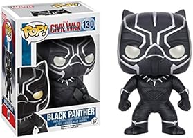 Funko - Figurine Captain America - Civil War - Black Panther Pop 10cm - 0849803072292