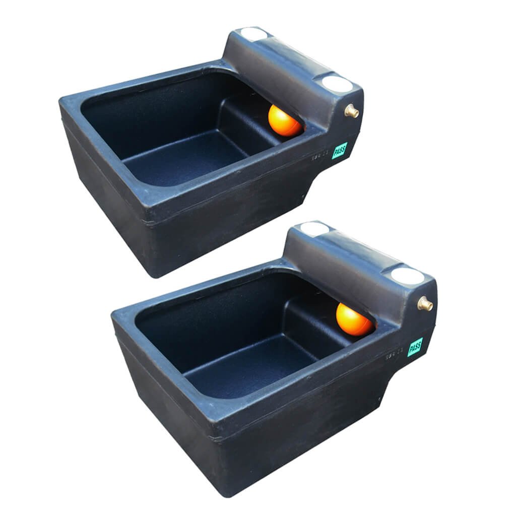 Kingspan Titan Livestock Drinking Trough, (with ball float shut off valve) (12 Gallon) (2)