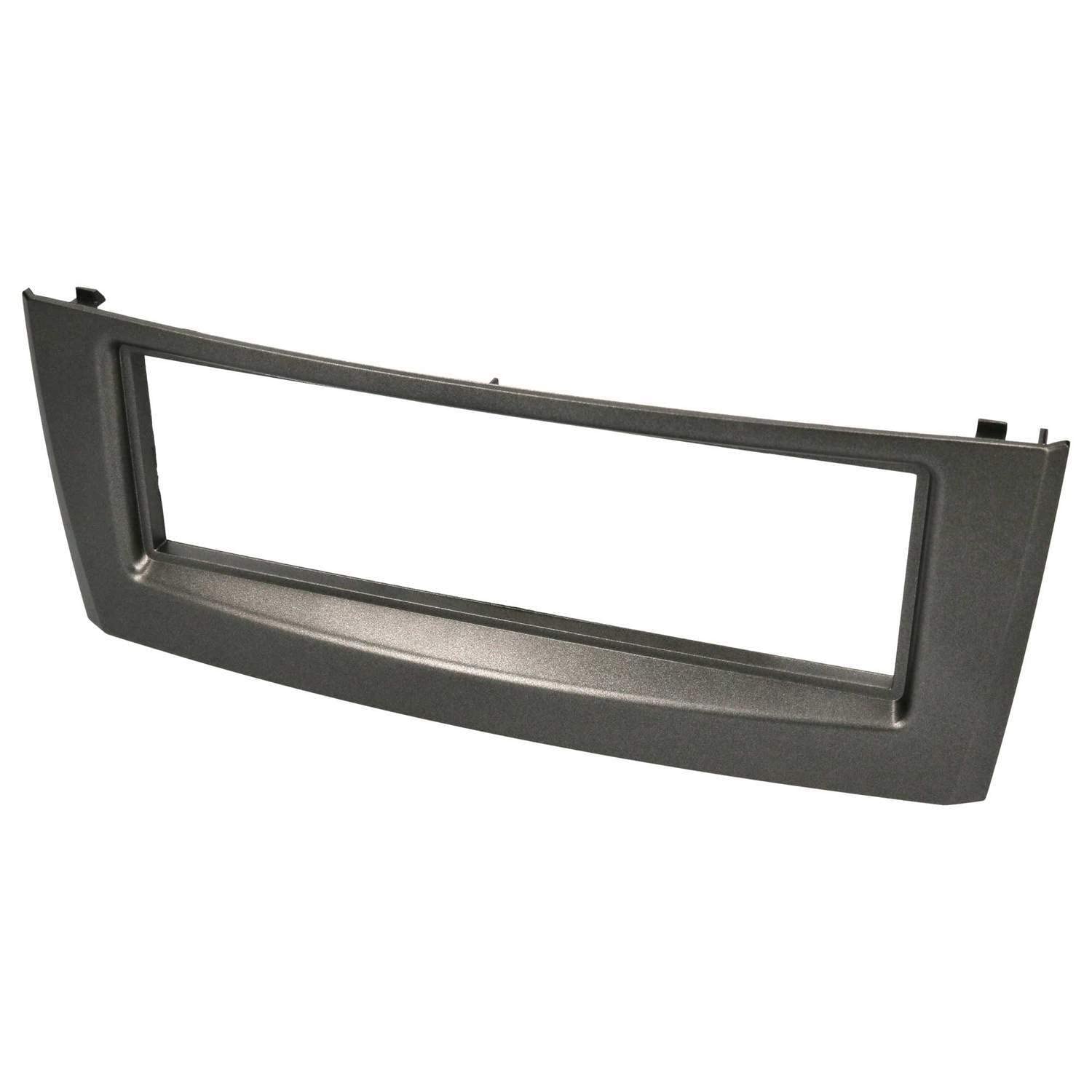 Audioproject A376 Car Radio Fascia 1-DIN Compatible with Fiat Grande Punto Type 199 Year of Manufacture 2005-2009 Linea 2007-2012 Installation Frame Car Radio Cover Grey