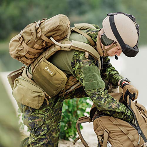 Gonex Tactical Molle Horizontal Admin Pouch, Medical EDC EMT Utility Tool Bag YKK Zippers Shell