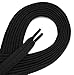 OrthoStep Narrow Flat Athletic 48 inch Black Shoelaces - High Durability Shoe and Sports Shoelaces 2 Pair Pack