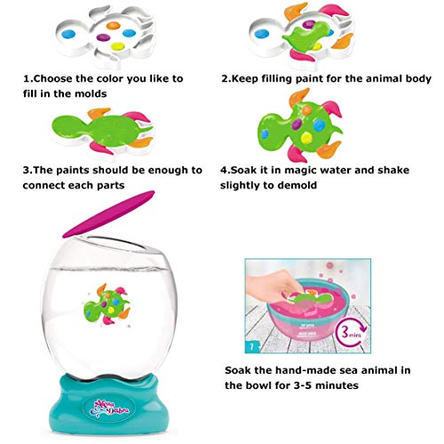 STSTECH DIY Aquarium Fish Tank Toy,Create Your Own Fantasy Ocean World