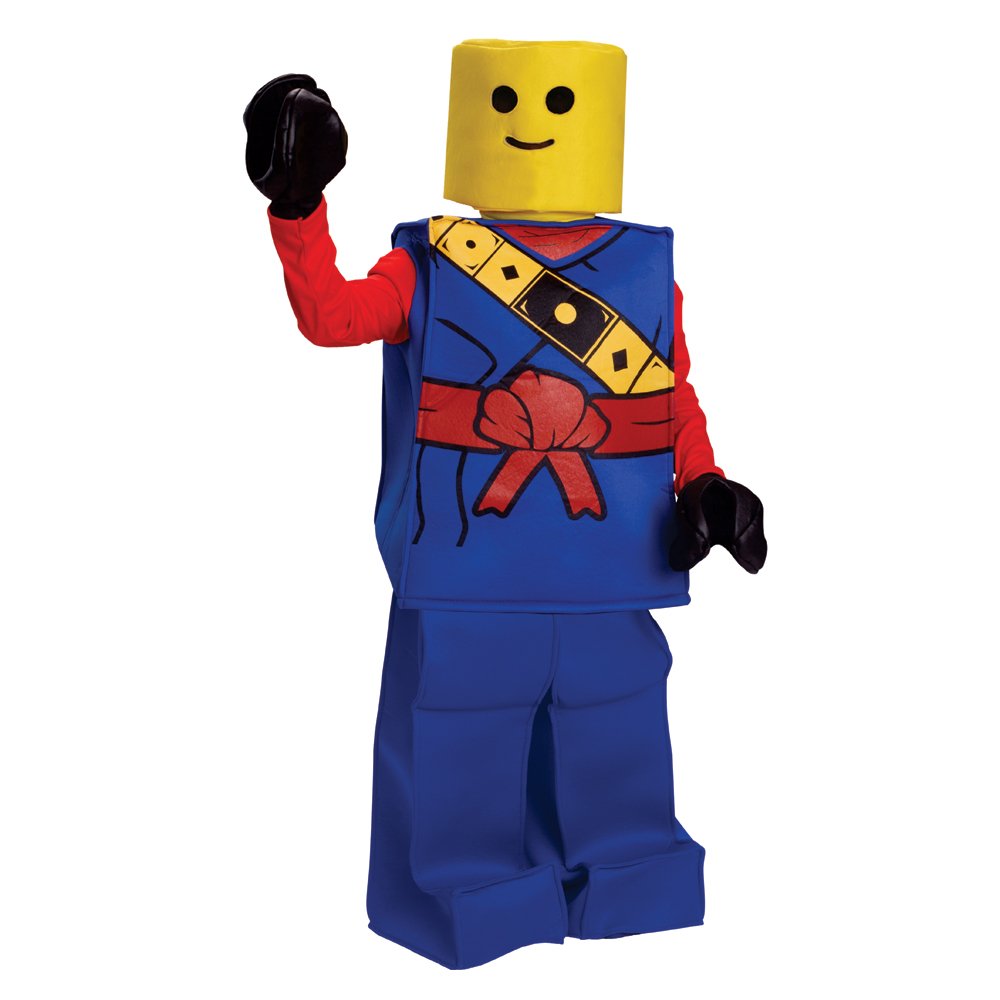 Dress Up America Halloween Lego Costumes for Kids- Kids Block Ninja Man Outfit - Beautiful Dress Up Set for Role Play
