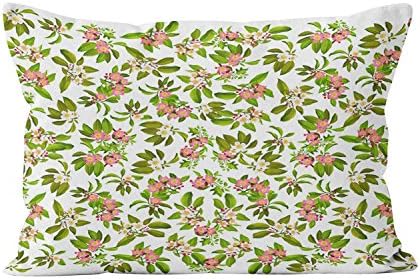 Gygarden Apple Blossoms Modern Hidden Zipper Home Decorative Rectangle Throw Pillow Cover Cushion Case 12X20 Inch Boudoir One Side Design Printed Pillowcase