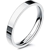 NOKMIT 3mm 14K Gold Filled Rings for Women Dainty Gold Stacking Stackable Band Thin Gold Thumb Pinky Finger Ring Non Tarnish Comfort Fit Size 4 to 11