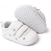 Clowora Baby Boys Girls Shoes Non-Slip Rubber Sole Sneakers Infant First Walking Toddler Crib Shoes Newborn Loafers Flats.