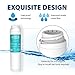 AQUACREST FQROPF Under Sink Water Filter, Compatible with GE FQROPF Reverse Osmosis Water Filter (1 Set)