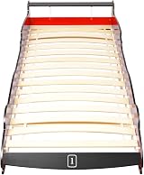 vidaXL Red Race Car Bed 90x200 cm MDF Frame with Safety Rails for Kids view 6