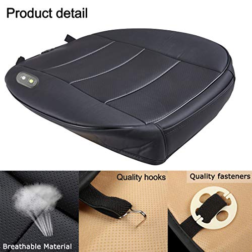 Big Hippo Heated Car Seat Cushion-Universal 12V Car 24V Truck Front Seat Heating Seat Covers Pad Protector with Temperature Controller and DC Charger for Car Interior,Home,Office Chair(1 PC) - Thumbnail 4