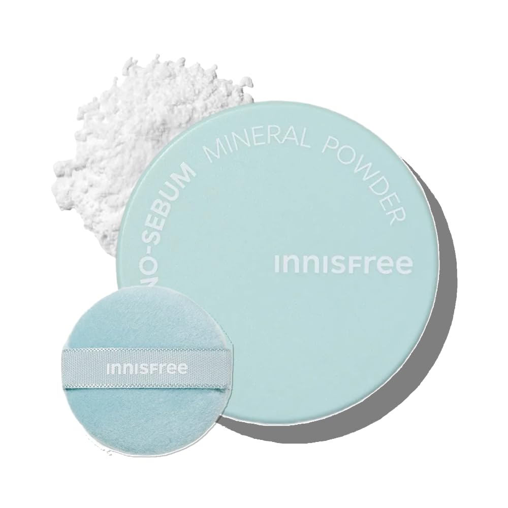 【イニスフリー】ノーセバム ミネラル パウダー5G【ルースパウダー】正規品 化粧くずれ 崩れない 毛穴レス 脂性肌 テカリ防止 サラサラ 皮脂 韓国コスメ 化粧直し 持ち運び 敏感肌 ナチュラル仕上げ 脂性肌 人気 コスパ メンズ 透明感 メイクキープ ベタつき防止 ノーファンデ プレゼント プチプラ 24時間 保湿 くすみ ニキビ肌OK 低刺激 旅行用 Tゾーン時短 マット ツヤ 乾燥 ふんわり 透明 崩れにくい 韓国コスメ商品画像