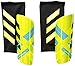 adidas Performance Ghost Pro Shin Guards, Solar Yellow/Bright Yellow/Energy Blue, Medium