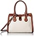 Calvin Klein Laiken Pebble Satchel, White/Luggage