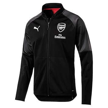 Puma Adult Arsenal Fc Stadium Jacket Sponsor Logo with Zipped Pock Trainingsjacke