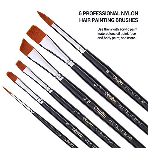 Ohuhu Watercolor Paint Set, 36 Water Paints Colors (12ml, 0.42oz) Art