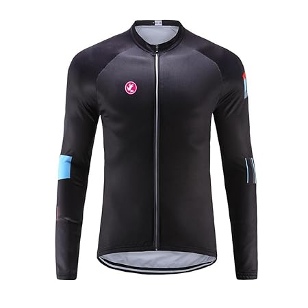 Uglyfrog Bike Wear Radsport Bekleidung Herren Winter Style with Fleece Thermo Winddicht Fahrradbekleidung Langarm Radtrikot L