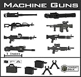 CombatBrick Custom Modern War Machine Guns - Toy Accessories 1-2