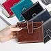 FT FUNTOR Small Wallet for Women Genuine Leather Bifold Compact RFID Blocking Small Womens Wallet with ID Window