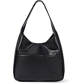 BGGJUE Hobo Bags for Women Large Vegan PU Leather Shoulder Purse Soft Casual Tote Handbag for Work Travel Daily Use