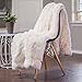 Chanasya Premium Solid Faux Long Fur Throw Blanket - Soft, Fuzzy Throw Blanket - for Bed or Couch - 50