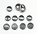 TEXTURING HAMMER WITH SET-9 PATTERNS INTERCHANGEABLE DESIGNS FACES METAL TEXTURE (E 13)