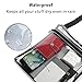 Clear Purse, F-color Clear Stadium Bag NFL, BTS Approved Concert Purse for Women, Black