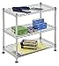 Muscle Rack WS181018-C Steel Adjustable Wire Shelving, 3 Shelves, Chrome, 18