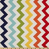 Riley Blake Chevron Medium Rainbow Fabric
