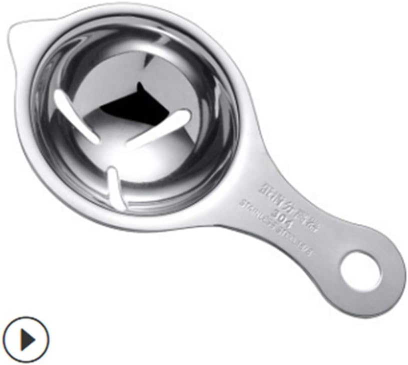 1Pack Egg Cracker Topper+1 Egg Separator Egg Yolk White Filter Food Grade Egg Divider Stainless Steel Egg Sieve Kitchen Gadget Cooking/Baker Tool Egg Extractor