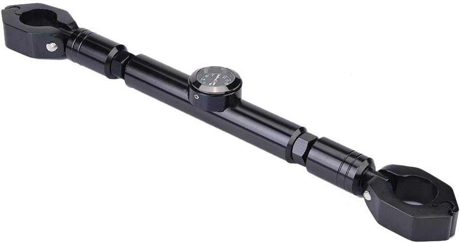 Motorbike Balance Bar, Aluminum Alloy Motorcycle Cross Bar Balance Handlebar Motorbike Accessories with (Black)