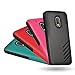 Orzly Grip-Pro Case for MOTO G4 & G4 PLUS SmartPhone (2016 Lenovo / Motorola Model) - Durable & Light-Weight Twin Layer Case for Added Grip & Protection - PINK