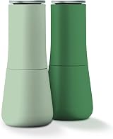 Joseph Joseph Milltop Non-Spill Salt and Pepper Mill Set Sage Green 8 view 2