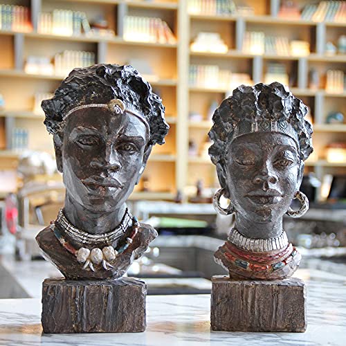 Leekung African Statues and Sculptures for Home Decor,African Figurines